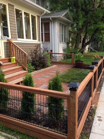 Deco Wood Fence With